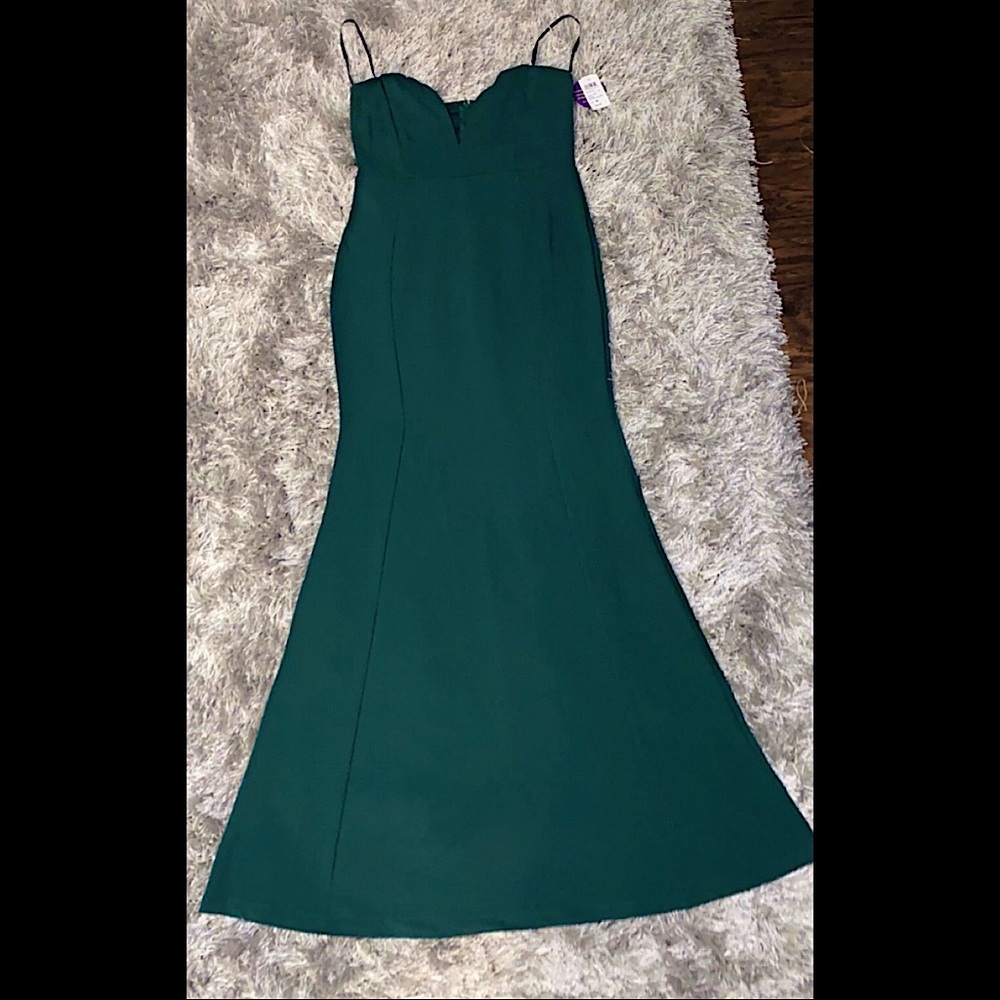 Windsor Long Emerald Green Dress